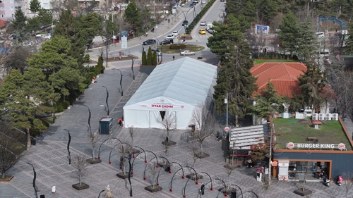 Bolu Belediyesi İftar Çadırı Ramazan’a Hazır