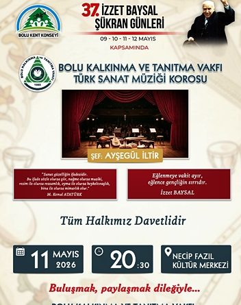 İZZET BAYSAL GÜNLERİNDE TSM KOROSU