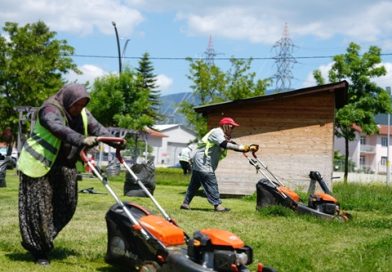 Bolu Belediyesi Park ve Bahçeler Müdürlüğü’nden hummalı çalışma